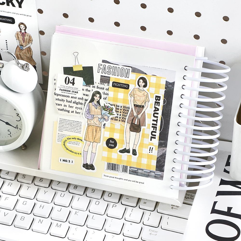 Obujo 2 Sheets People Stickers RJMH are perfect for scrapbooking